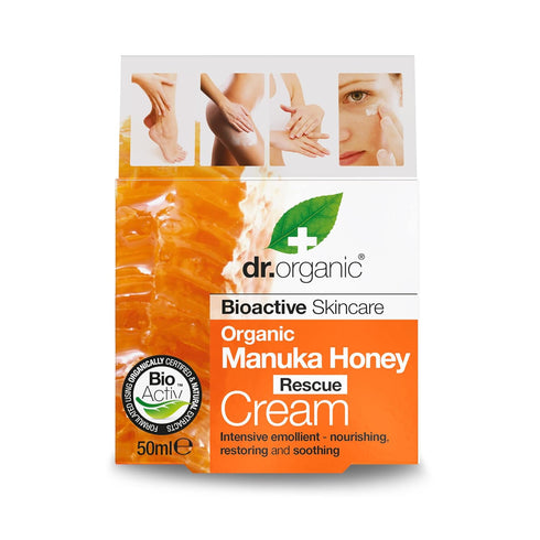 Organic Manuka Honey Rescue Cream Bioactive Skincare (1.7 Fluid Ounces)...