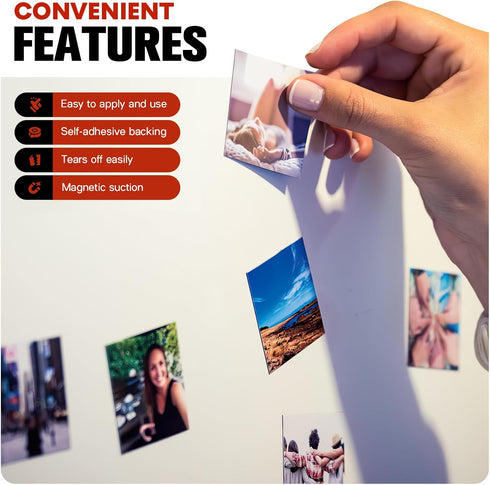 STOBOK Magnetic Tape Dispenser, Flexible Magnetic Tape Magnetic Strip with Adhesive Backing and Tape Dispenser, Magnetic Tape Roll for Crafts DIY ...