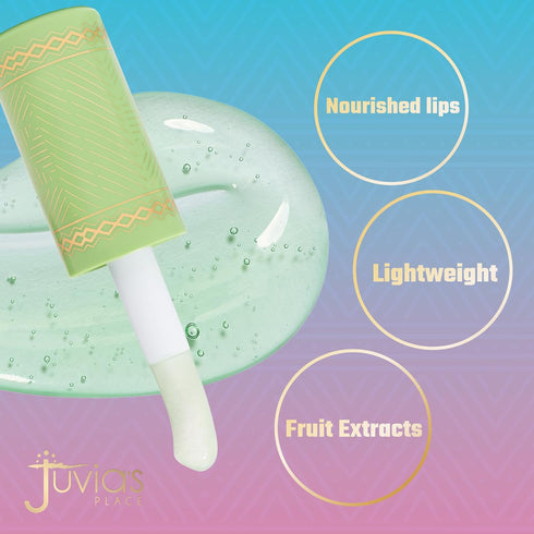 Juvia's Place Magic Lip Oil Honeydew - Hydrating Plumper All Day Light Non Sticky Lipgloss Makeup - Enhance Beauty w/Glossy Dewy Shine Glow & Mois...