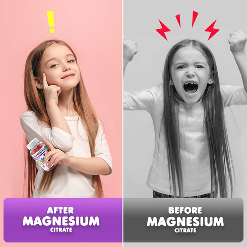 DR. MORITZ Sugar-Free Calm Magnesium Gummies for Kids and Adults - Kids Magnesium Gummies - Magnesium Citrate Gummies (60 Count (Pack of 1), Raspb...