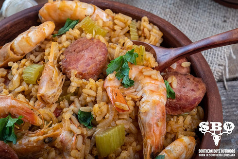 Southern Boyz Seasonings Jambalaya Mix With Rice, 8 Ounce Bag (No MSG, Gluten-Free Blend - Makes 4-6 Servings)...