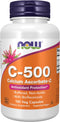NOW Supplements, Vitamin C-500 Calcium Ascorbate, Antioxidant Protection*, 100 Veg Capsules...