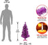 National Tree Company Artificial Christmas Tree, Pink Tinsel, Includes Stand, 3 feet...
