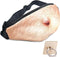 White Elephant Gifts Funny Gag Gifts,3D Men Beer Fake Belly Dad Bag Waist Packs,Waterproof Fanny Pack Unisex for Father's Day,Christmas,Stocking S...