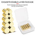 Small Magnets, 3 Different Size Golden Magnets, 50Pcs Tiny Circle Rare Earth Magnets Strong Neodymium Magnets for Whiteboard, Small Refrigerator M...