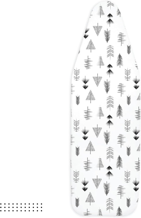 Encasa XO Ironing Board Cover and Pad 54"x15" - Thick 3mm Felt Padding, Drawstring Tightening & Lock, Easy Fit, Scorch & Stain Resistant, Fits Sta...