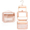 CUBETASTIC Hanging Travel Toiletry Bag for Women, Clear Makeup Bags Portable Transparent Cosmetic Case Small Skincare Pouch Waterproof Travel Bag ...