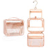CUBETASTIC Hanging Travel Toiletry Bag for Women, Clear Makeup Bags Portable Transparent Cosmetic Case Small Skincare Pouch Waterproof Travel Bag ...