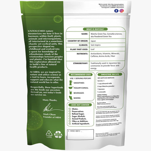 MRM Super Foods - Matcha Green Tea Powder, 6 Ounce...