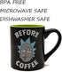 Silver Buffalo Rick and Morty Heads Line Up Ceramic Soup Mug, 24-Ounce...