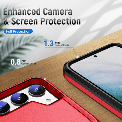 for Samsung Galaxy S23 Plus Case Galaxy S23+ Case with Kickstand Armor Magnetic Ring Rugged Protective Military Grade Shockproof Case for Galaxy S...