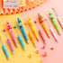 Crtiin 50 Pieces Plastic Beadable Pen Bulk Bead Ballpoint Pen Shaft Black Ink Beaded Pens with 50 Refills for DIY Making Gift Kids Students Office...