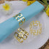LogHog Delicate Christmas Gold Napkin Rings Set of 12, Ideal Table Setting Napkin Buckles for Christmas, Thanksgiving, Wedding, Parties, Holiday (...