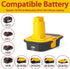 DM18D Converter for DeWalt 18v to 20v Battery Adapter,for Milwaukee M18 18v Batteries Adapter, Convert to DC9096,fit for DeWalt 18v XRP Ni-Cad Cor...