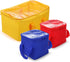 3 Packs Toy Storage Bags with Zipper and Clear PVC Window, Reusable Oxford Fabric Organizing Bags, Toy Bags for Kids Toys Building Blocks and Boar...