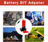 for Milwaukee 12V M12 Battery Adapter with Fuse & Switch,Power Wheels Adapter 14 Gauge Wire Power Convertor for DIY RC Trucks, RC Toys, Robotics, ...