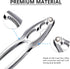 Crab Leg Crackers and Tools - 7 Piece Seafood Tools Upgrade Stainless Steel Lobster Crackers and Picks Set...