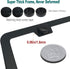 Aootf License Plate Frames- Matte Black Aluminum Car Tag Cover, 2 Pack Heavy Duty Front & Rear Holders for Women/Men, with Screws Bolts, Tire Valv...
