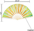 Liquid Shockwave Fluid Iridescent Fan Festival Hand Fan, Rave Gear, Exclusive...