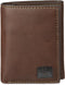 Levi's Men's Trifold Wallet-Sleek and Slim Includes Id Window and Credit Card Holder, Brown Stitch, One Size...