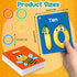 Toddler Flash Cards Baby Cognitive Flashcards for Kids, Learning Alphabet, Numbers, Shapes & Colors, Animals, First Words, Body Parts, Foods, Pres...