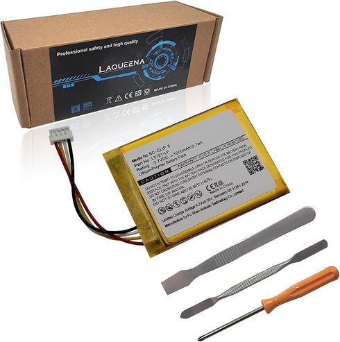L0721-LF 1000mAh Battery Compatible with JBL Clip 3 / Clip 3AN / Clip 3SAND Waterproof Bluetooth Speaker with Tools Battery Part NO Clip3 Clip3AN ...