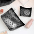 MHDGG Heart Print Mesh Makeup Bags,4 Pieces Mesh Cosmetic Bags for Women Mini Zipper Mesh Bags Portable Travel Organizing Pouch Purse Makeup Pouch...