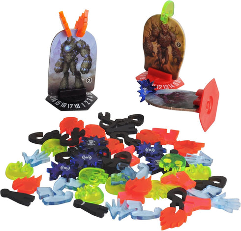Condition Tokens Set of 60 Acrylic Status Effects Markers Game Accessories for Gloomhaven, Forgotten Circles and Jaws of the Lion...