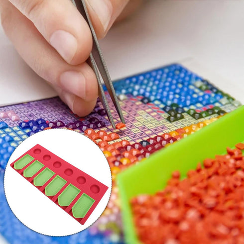 Tray Organizer Accessories Art Painting Beads Sorting Storage Containers Diamond Art Tools Kits for Glitter Rhinestones 5D Diamond Embroidery Craf...