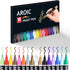 AROIC Paint Pens Paint Markers, 16 colors Oil-Based Waterproof Paint Marker Pen Set On Rock, Wood, Fabric, Metal, Plastic, Glass, Canvas, Mugs, Wa...