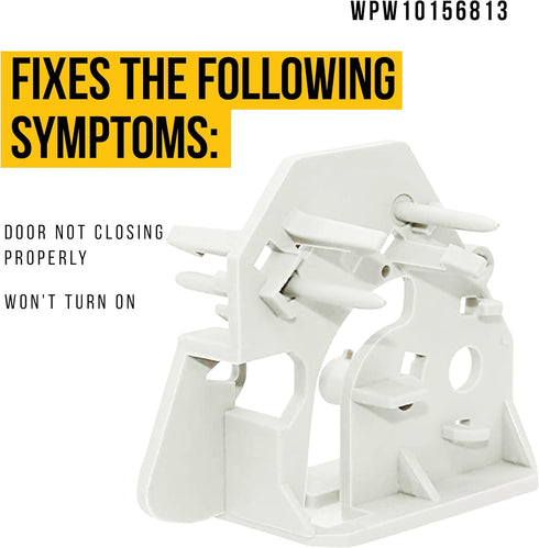 WPW10156813 Microwave Bottom Interlock Support - Replaces AP6015897, W10156813, 1454587, 8206353, PS11749178, WPW10156813VP...