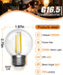 E26 Bulbs 60 watt G16.5 LED Light Globe Small Light Bulb, Warm White 2700K, Vintage Edison Bulb, Led Edison Bulb 6W for Celling Fan Vanity Light C...