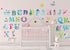 DEKOSH Alphabet Wall Stickers for Baby Girl Nursery | Peel & Stick Decorative Girl Wall Decals for Bedroom...