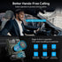 LENCENT FM Bluetooth 5.3 Transmitter for Car, Adjustable Treble and Bass Sound Music Player, Bluetooth Car Adapter for Hands Free Calls, Supports ...