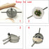 Stainless Steel Dumpling Maker, X-Large 5" Goya Empanada Press Mold, Ravioli Mould Crimper, Wraper Dough Cutter - for Pie Ravioli Chinese Dumpling...