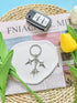 Meefisher Cute Star Moon Keychain Aesthetic Accessories Stainless Steel Key Ring Purse Handbag Backpack Bag Charms Car Holder...
