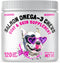 Omega 3 Alaskan Salmon Oil Treats for Dogs 120 Fish Oil Chew Supplement Skin and Coat Allergy and Itch Relief Hip & Joint Health Brain Shedding Ho...