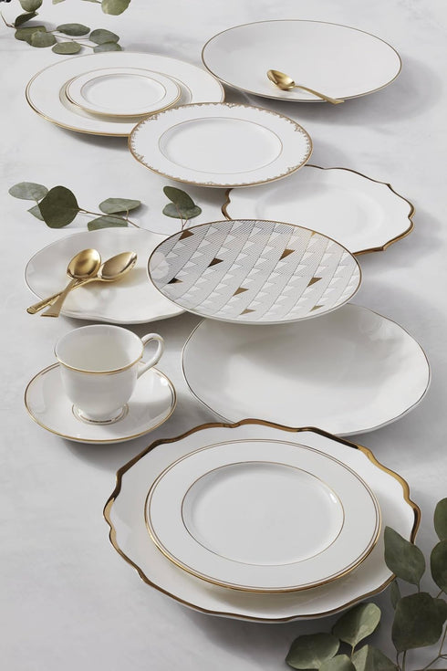 Lenox White Trianna Gold Salad Plate, 1.27 LB...