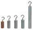 EISCO 5pc Hooked Metal Cylinders Set - Copper, Tin, Aluminum, Zinc, Stainless Steel - for Density Investigation, Specific Gravity & Specific Heat ...