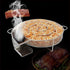 Cold Smoke Generator for BBQ Bacon Fish Salmon Meat dust Hot and Smoking Salmon Meat Burn Smoker Tools Bacon Meat Fish (round)...