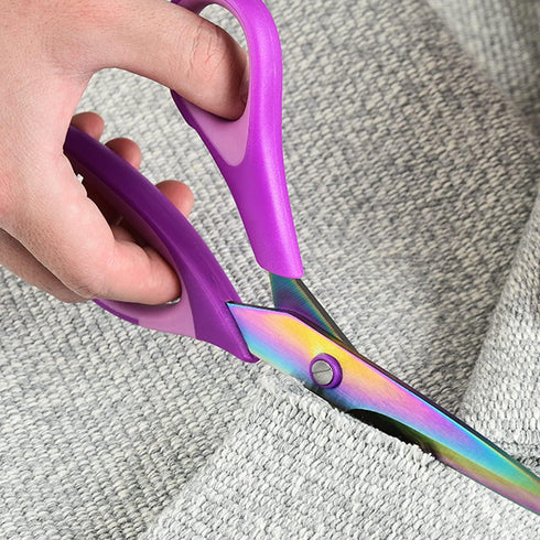 Craft Scissors Bundle, Sewing Scissors with Sharp Stainless Steel Blades and Soft Handles, Multipurpose Fabric Scissors Set, Great for Craft, Sewi...