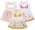 GZMM 3-Pack Baby Girl's Bibs Dress Infant Toddler waterproof Burp Cloths With Adjustable Snaps...