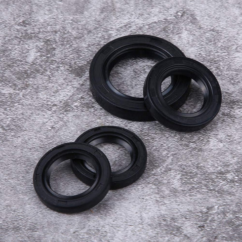 Gy6 Oil Crankshaft Seal,GY6 Oil Seal,4 Pcs Engine Oil Seal Kit Engine Crankshaft Gear Crank Case Oil Seal Rubber for GY6 125cc 150cc 152 157QMJ Hr...