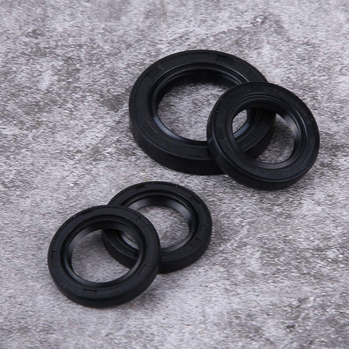 Engine Oil Seal kitl, 4 Pcs Engine Crankshaft Gear Crank Case Oil Seal 42395076 for GY6 125cc 150cc 152 157QMJ...