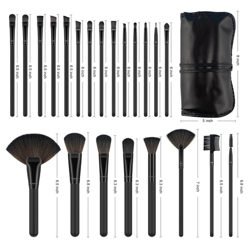 Makeup Brushes 22pcs Premium Makeup Brushes Set Complete Cosmetic Brush Collection for Foundation Blending Powder Blush Eyeshadow...