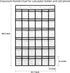 36 Clear Pockets Classroom Pocket Chart for Cell Phones, Pocket Chart for Calculator Phone Holder with 36 Number Stickers and Hooks (White)...