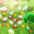 CCINEE 30PCS Chicken Family Fairy Garden Accessories Chicken Hen Egg Miniature Figurines Fairy Garden Mini DIY Ornament Micro Landscape Decoration...