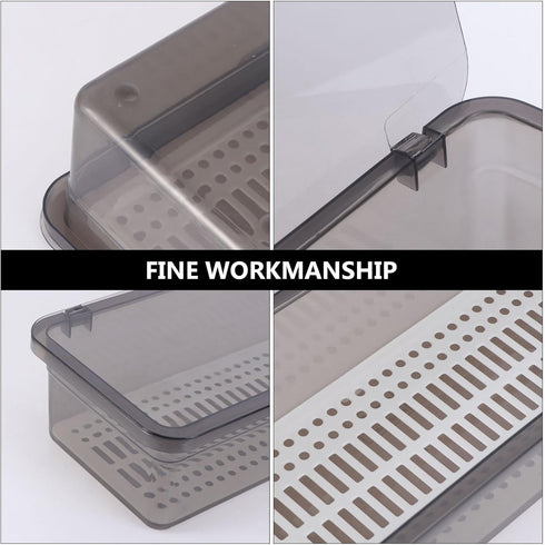 PRETYZOOM Box Storage Container for Grilling Utensils Chopstick Holder Storage with Lid China Storage Containers Utensil Storage Container Grill S...