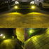 PHINLION PSX24W 2504 LED Yellow Fog Light Bulbs 3800 Lumens Super Bright CSP 12276 Replacement for Car Truck Foglight Lamps, 3000K Golden Yellow...