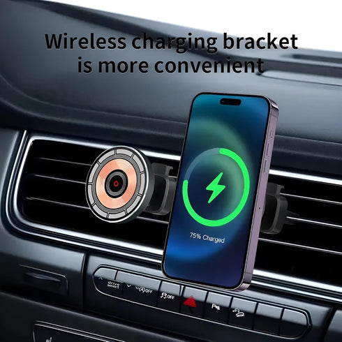 Magnetic Wireless Car Charger Compatible with Magsafe case and iPhone 15/14/13/12 Pro Max Mini,15W Fast Charging Phone Holder Car Air Vent Mount.....